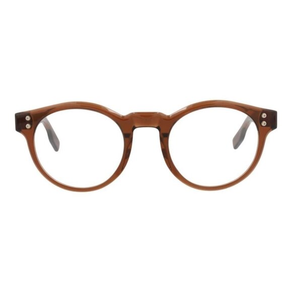 Montblanc Mens Round/Oval Brown Brown Transparent Fashion Designer Eyewear - Picture 2 of 4